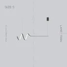 Реечный, рядный светильник DAMARIS Размер S. Цвет Черный. Трехцветный свет Lampatron 6479-17524