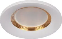 Точечный светильник ЭРА KL107 WH/GD