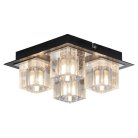 Люстра LUSSOLE LSF-1307-04 NOTTE DI LUNA хром
