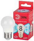 Лампочка светодиодная ЭРА LED P45-8W-840-E27 R