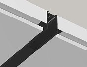 Шинопровод 3 м встраиваемый под ГКЛ 12,6мм Ambrella light GL1012