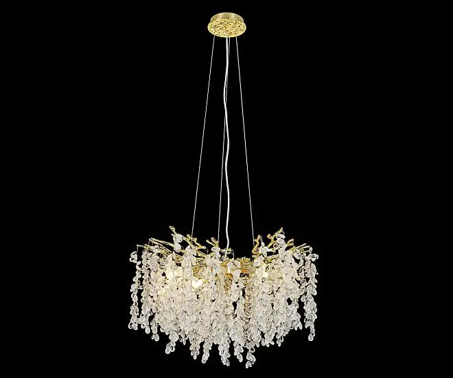 Люстра золото Kink Light 07879-76D,33 Шарми