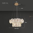 Кольцевые люстры и светильники IVET FAB RING Размер XL (Combo) Lampatron ivet-fab-ring-xl 9110-25943