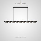 Реечный, рядный светильник JANICE LONG 9 плафонов. Нейтральный свет Lampatron 8564-23825