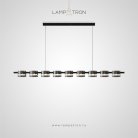 Реечный, рядный светильник JANICE LONG 9 плафонов. Нейтральный свет Lampatron 8564-23825