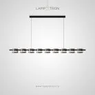 Реечный, рядный светильник JANICE LONG 9 плафонов. Нейтральный свет Lampatron 8564-23825