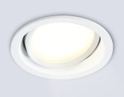 Встраиваемый светильник Ambrella light TN6651 WH белый IP44 GX53 D110*48