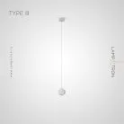 Подвесной светильник VEDEL Тип B. Цвет Белый Lampatron 7751-21770