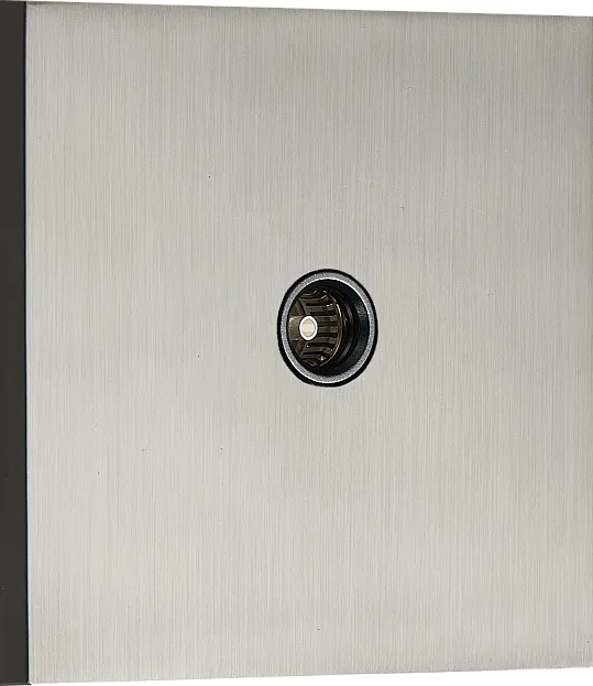 TV розетка (папа), вороненая сталь, Donel DT301GB N96