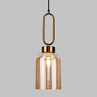 Подвесной светильник Eurosvet 50229/1 янтарный Flou a057463