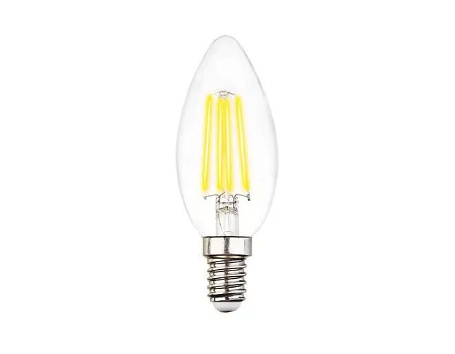 Филаментная светодиодная лампа E14 4200K (6W) Ambrella light 202115 C37