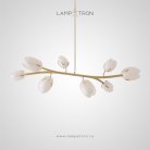 Реечный, рядный светильник LELLE L Цвет: Белый Lampatron lelle-l-white-8 8169-22363