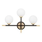 Бра Lumina Deco LDW 6033N-3 BK+F.GD Marsiada