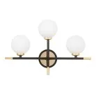 Бра Lumina Deco LDW 6033N-3 BK+F.GD Marsiada