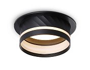 Светильник встраиваемый черный GX53 D110*50 Ambrella light TN5219 BK