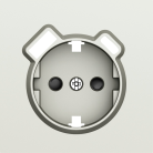 Накладка для розетки Schuko с зарядным устройством USB A+C, со шторками 16A 250В, шампань, Donel DS22951 S08