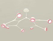 Люстра на штанге Ambrella light XB9059200/8 SWH/PI