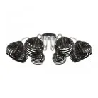 Люстра с плафонами Arte Milano 325107/8 BK.CR Amalfi