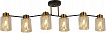 Потолочная люстра ILLUMICO IL6111-6COU-79 BK GD