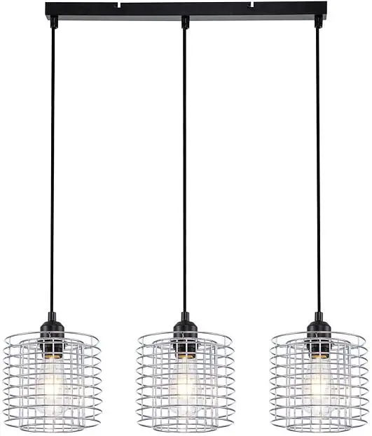 Подвесной светильник Escada 10190/3S Chrome Grid Подвесной светильник Escada 10190/3S Chrome Grid