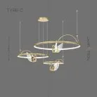 Кольцевые люстры и светильники BIRDIE LUX Тип C. Цвет Латунь Lampatron 5931-15722