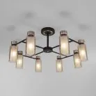 Потолочная люстра Eurosvet 70115/8 черный a050069 Amado