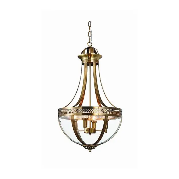 Люстра Delight Collection KM0287P-4 antique brass Capitol Люстра Delight Collection KM0287P-4 antique brass Capitol