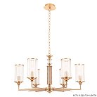 Подвесная люстра Crystal Lux Gloria SP6 Brass