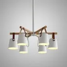 Люстра Потолочная На Штанге Natura C6 White ImperiumLoft 178004-26