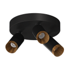 Накладной светодиодный светильник Ledron SAGITONY R3 S60 Wooden Black 4000K