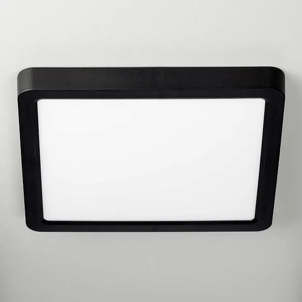 Светильник накладной Чёрный LED Citilux CL738K181V Бейсик Светильник накладной Чёрный LED Citilux CL738K181V Бейсик