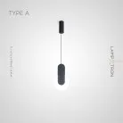 Подвесной светильник MARENA Модель A. Черный цвет. Трехцветный свет Lampatron 2673-6444