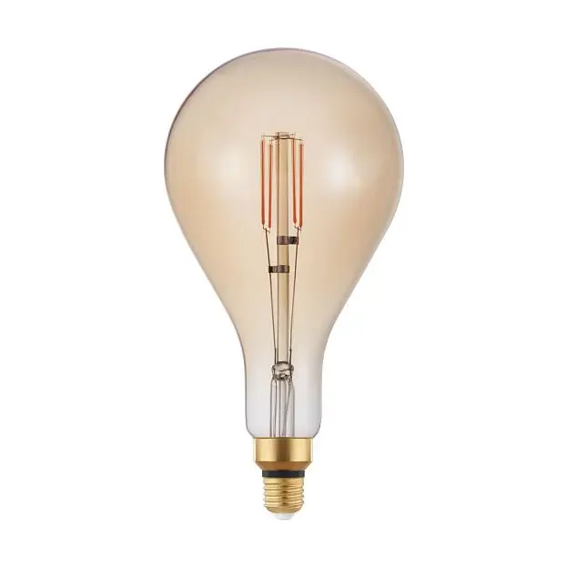 Лампа светодиодная диммируемая филаментная Eglo 12592 E27 4W 2200K янтарная Лампа светодиодная диммируемая филаментная Eglo 12592 E27 4W 2200K янтарная
