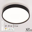 Потолочный светильник APL LED 3315.XM302-2-267/12W Black Toscana