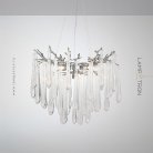 Люстра DEWDROPS 8 ламп. Цвет хром Lampatron 8849-24975