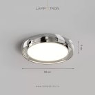 Потолочный светильник SCOTT C Модель А. Цвет хром+прозрачный Lampatron 8631-24111
