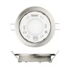 Точечный светильник Uniel GX53/H2 NICKEL 10 PROM
