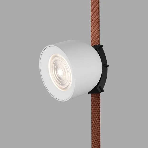Поворотный Светильник для трека-ремня Denkirs DK5640-WH+BK BELTY SPOT