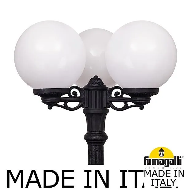 Садово-парковый фонарь FUMAGALLI ARTU BISSO/G300 3L G30.158.S30.AXE27 Черный