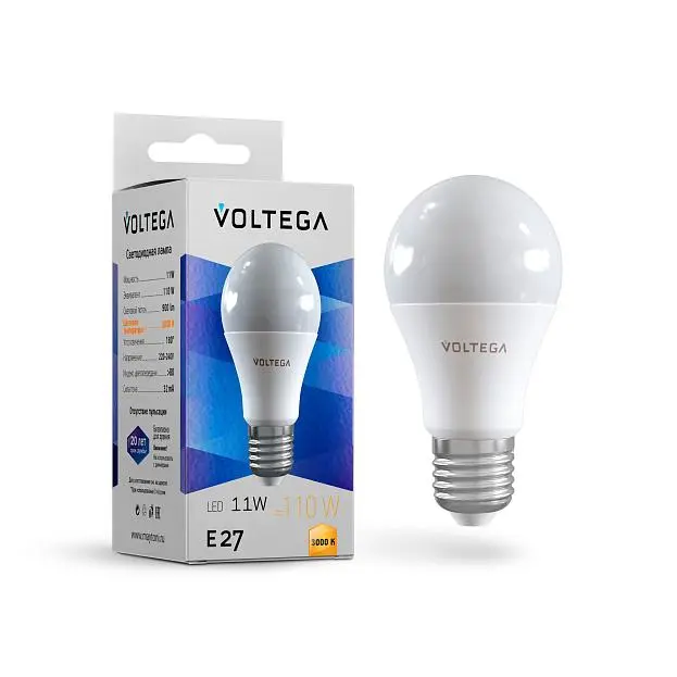 Лампочка Voltega 7245 General purpose bulb 11W Лампочка Voltega 7245 General purpose bulb 11W