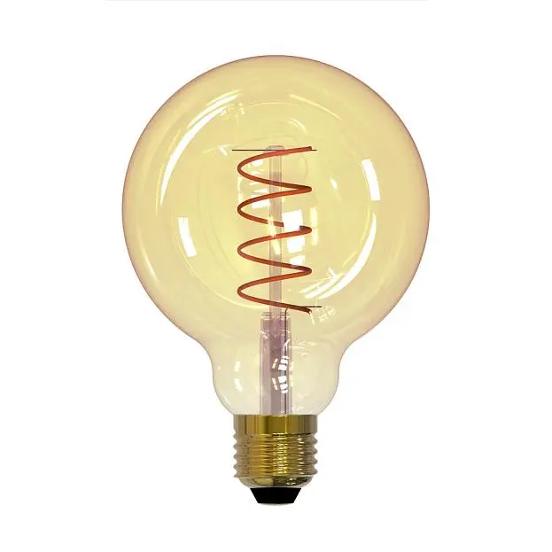 Лампочка светодиодная Uniel LED-G95-4W/GOLDEN/E27/CW GLV21GO