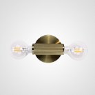 Бра Rh Utilitaire Inline Sconce Brass ImperiumLoft 123279-22 44.557