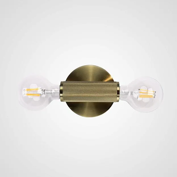 Бра Rh Utilitaire Inline Sconce Brass ImperiumLoft 123279-22 44.557