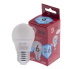 Лампочка светодиодная ЭРА LED P45-6W-840-E27 R