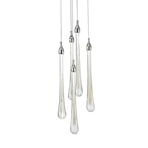 Подвесной светильник Delight Collection OM801670-5-CH Teardrop Подвесной светильник Delight Collection OM801670-5-CH Teardrop