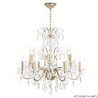 Подвесная люстра Crystal Lux Odelis SP12 Gold