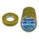 Изоляционная лента Uniel UIT-135P 20/15/01 YGR