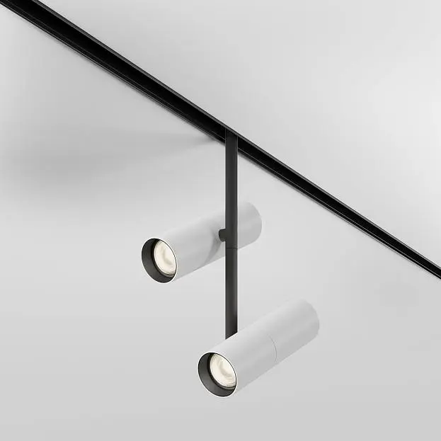 Трековый светильник Technical Maytoni TR005-2-2X12W3K-BW Elti Duo Трековый светильник Technical Maytoni TR005-2-2X12W3K-BW Elti Duo
