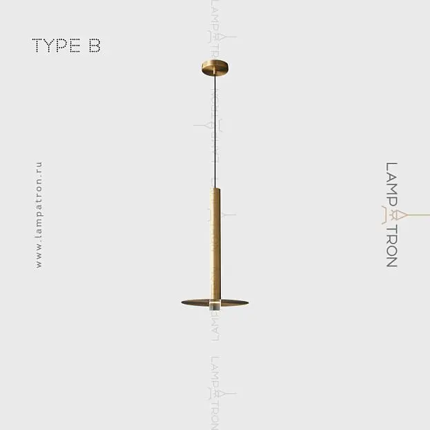 Подвесной светильник GIFT Тип B. Цвет Латунь Lampatron 5828-25479 Подвесной светильник GIFT Тип B. Цвет Латунь Lampatron 5828-25479