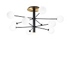 Потолочная люстра Ideal Lux 273693 COSMOPOLITAN PL10 NERO OTTONE